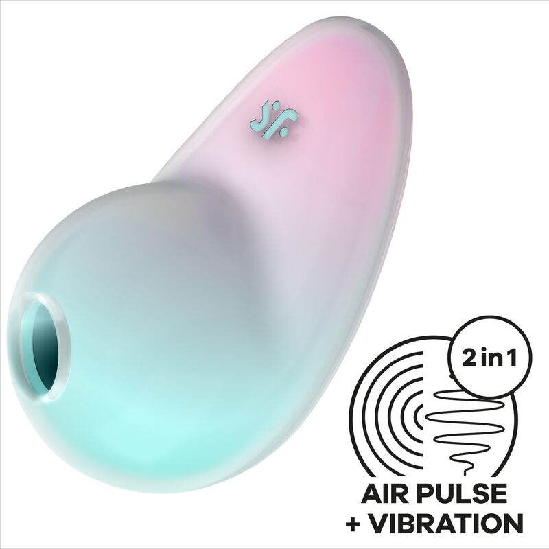 SATISFYER - STIMULATEUR PIXIE DUST BLEU AIR PLUSE SATISFYER AIR PULSE