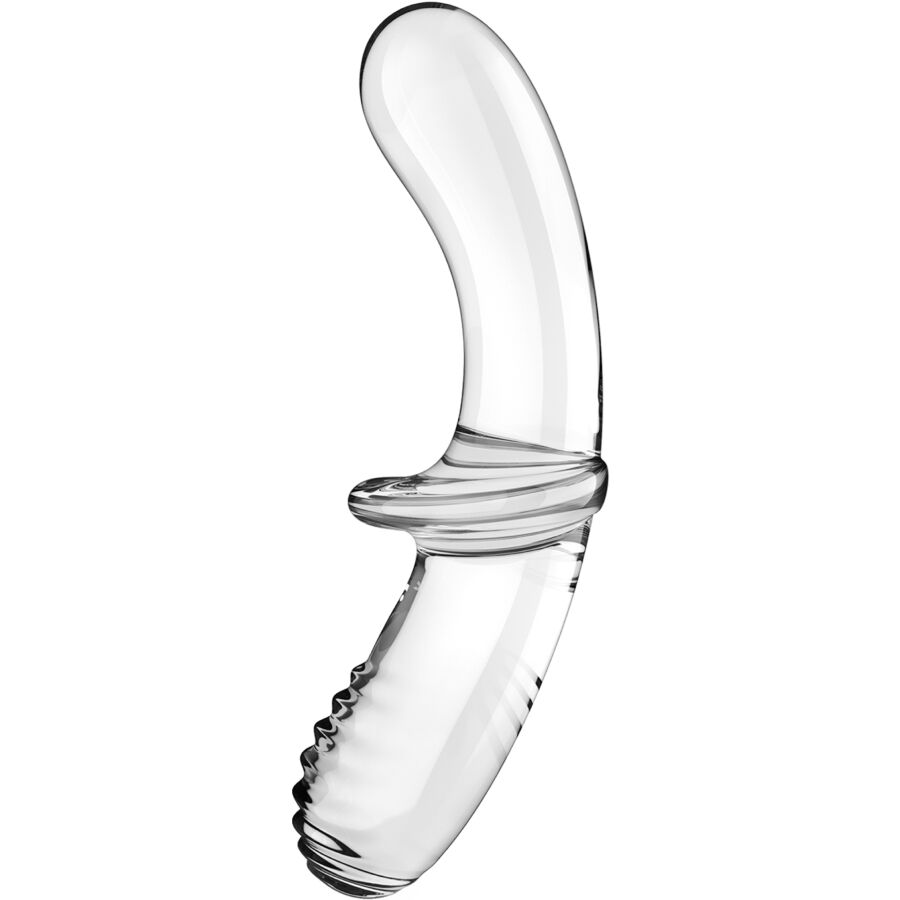 SATISFYER - GODE DOUBLE CRISTAL TRANSPARENT SATISFYER CRYSTAL