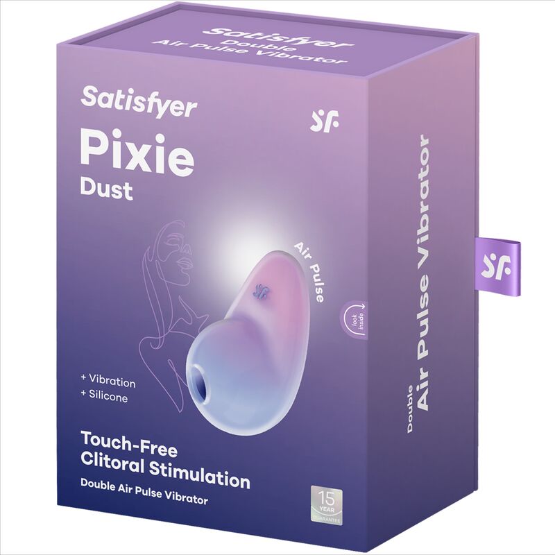 SATISFYER - STIMULATEUR PIXIE DUST LILAS AIR PLUSE SATISFYER AIR PULSE