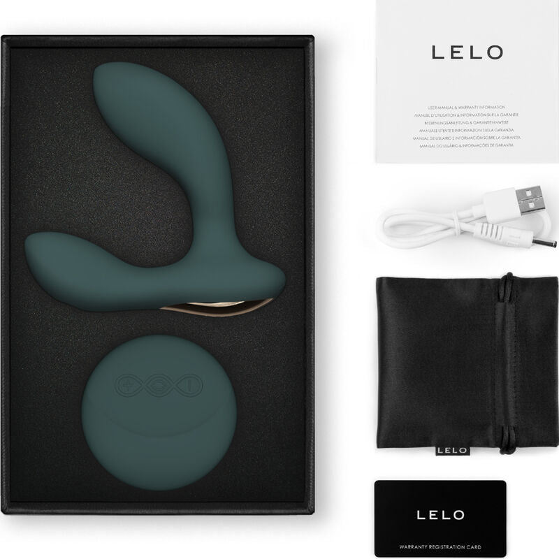 LELO - MASSEUR DE PROSTATE TÉLÉCOMMANDE HUGO 2 VERT VERT LELO