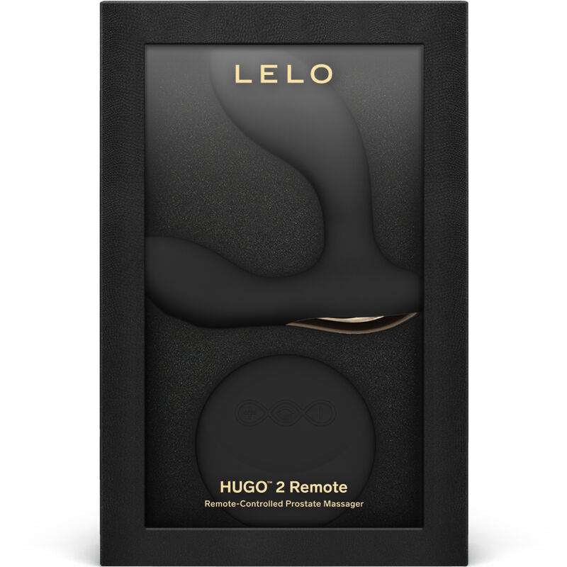 LELO - TÉLÉCOMMANDE DE MASSEUR DE PROSTATE HUGO 2 NOIR LELO