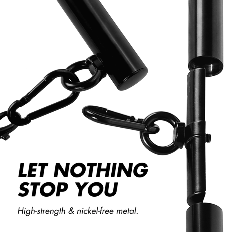 FETISH SUBMISSIVE BONDAGE - BARRE SÉPARATEUR RÉGLABLE 4 PIÈCES FETISH SUBMISSIVE BONDAGE