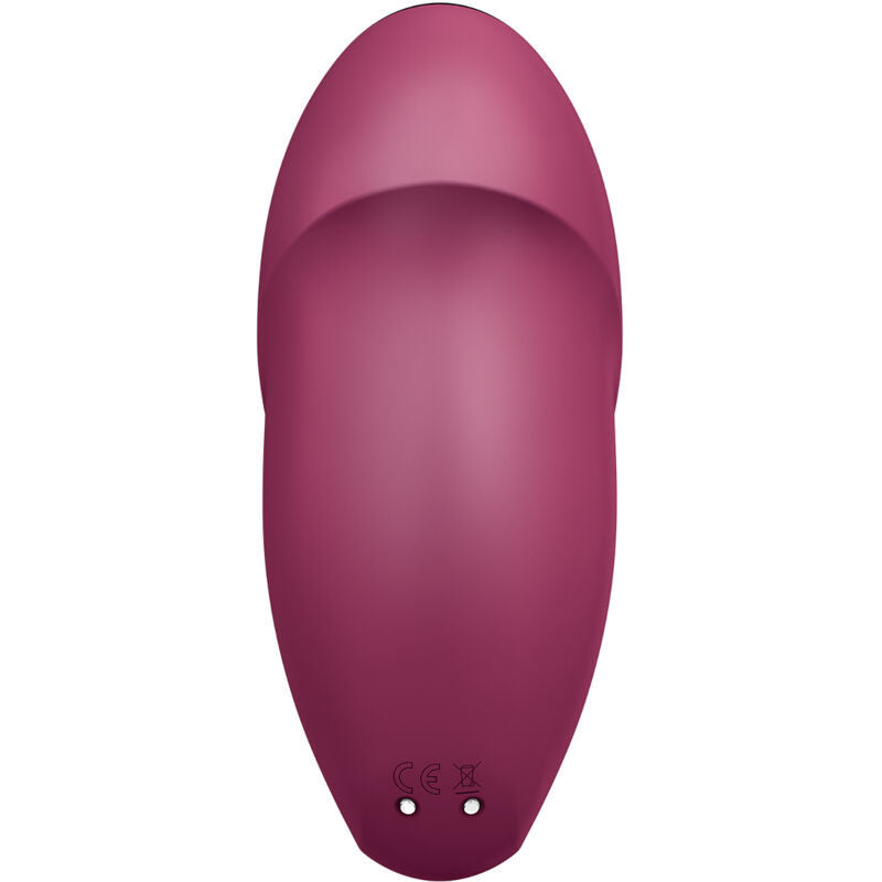 SATISFYER - TAP & CLIMAX 1 VIBRATEUR LAY-ON ROUGE SATISFYER LAYONS