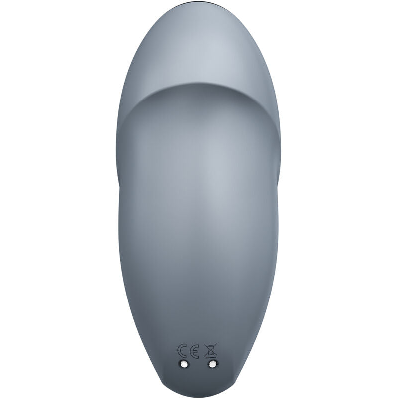 SATISFYER - TAP & CLIMAX 1 VIBRATEUR LAY-ON GRIS SATISFYER LAYONS