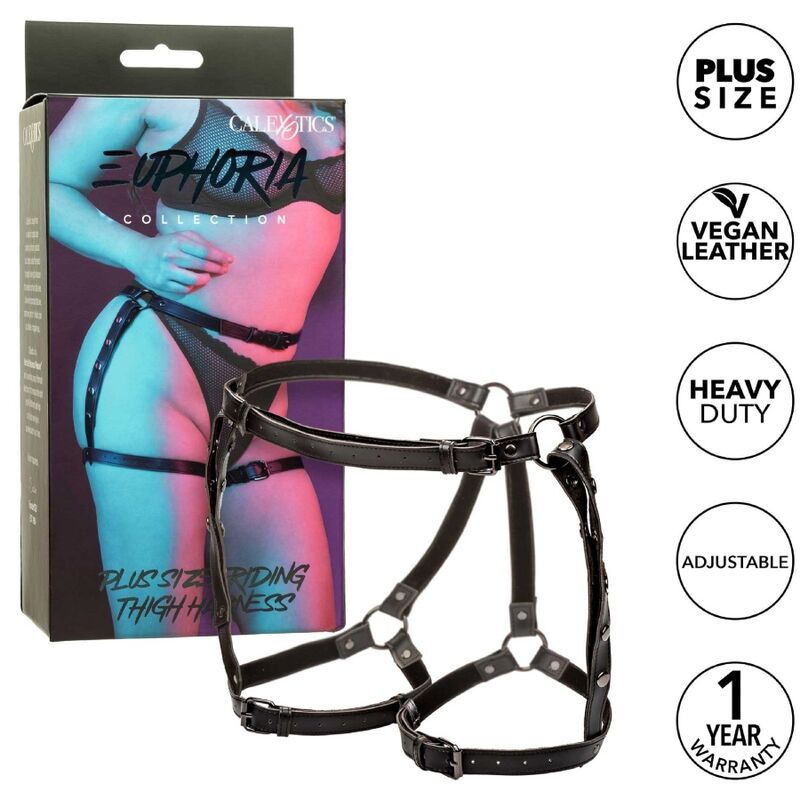 CALEXOTICS - EUPHORIA HARNAIS DE CUISSE DÉQUITATION TAILLE PLUS CALEXOTICS