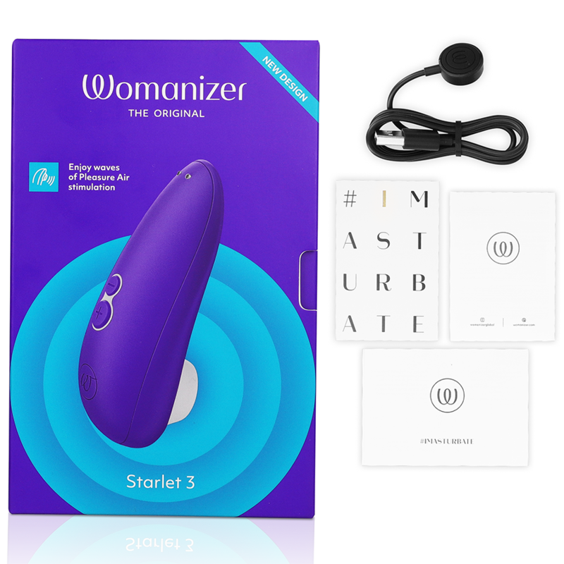 WOMANIZER - STIMULATEUR CLITORAL STARLET 3 INDIGO WOMANIZER