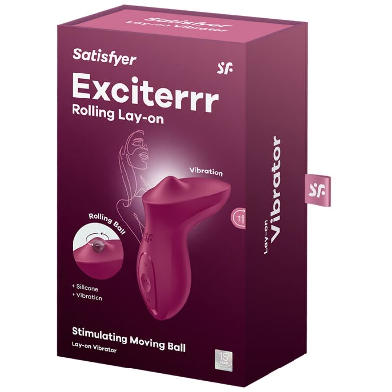 SATISFYER - VIBRATEUR EXCITERRR À POSER SUR LE CLITORIS FUCHSIA SATISFYER VIBRATOR