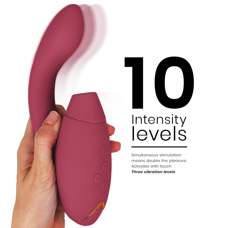 Womanizer Duo 2 – Double stimulateur – Bordeaux WOMANIZER