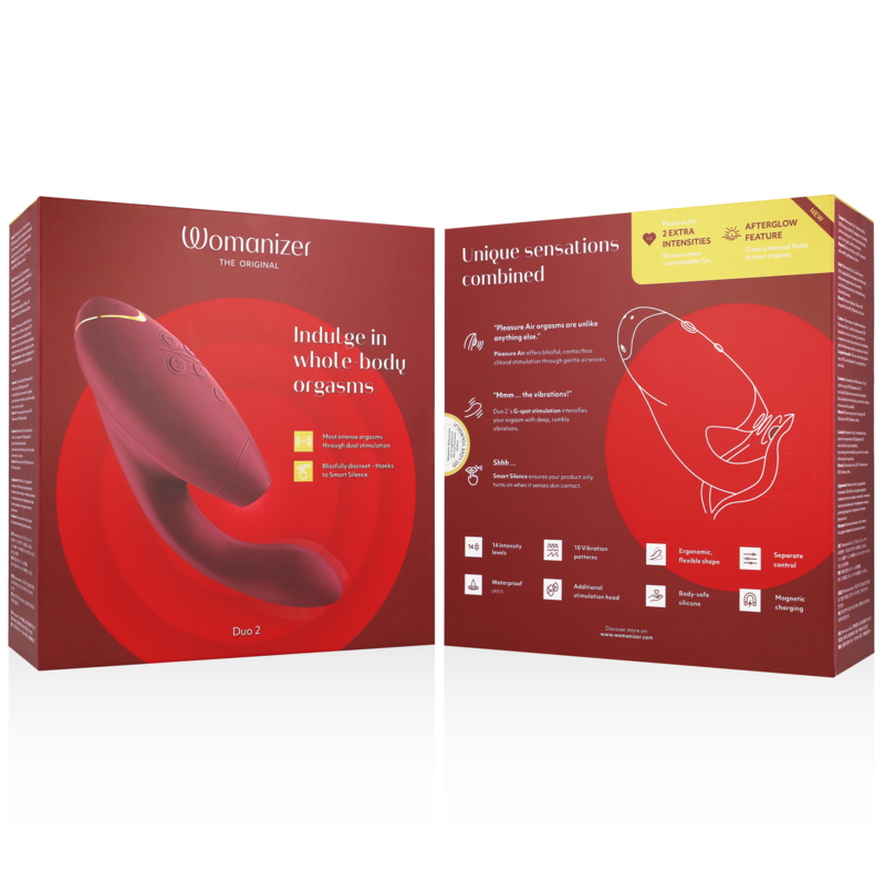 Womanizer Duo 2 – Double stimulateur – Bordeaux WOMANIZER