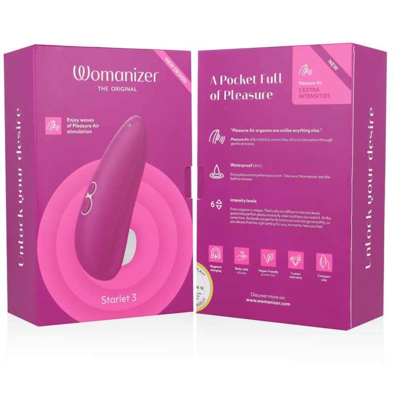 WOMANIZER - STIMULATEUR CLITORAL STARLET 3 VIOLET WOMANIZER