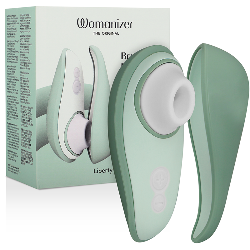 WOMANIZER - LIBERTY 2 STIMULATEUR DE CLITORIS ET ASPIRATION VERT CLAIR WOMANIZER