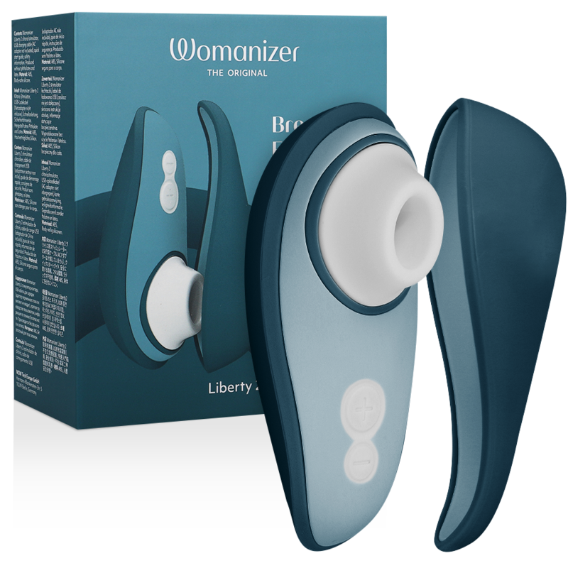 WOMANIZER - LIBERTY 2 STIMULATEUR DE CLITORIS ET ASPIRATION BLEU WOMANIZER