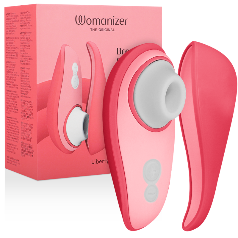 WOMANIZER - LIBERTY 2 STIMULATEUR DE CLITORIS ET ASPIRATION ROSE WOMANIZER