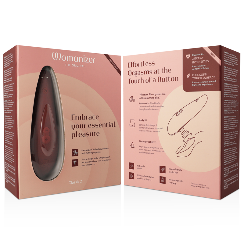 WOMANIZER - STIMULATEUR CLITORAL CLASSIC 2 BORDEAUX WOMANIZER