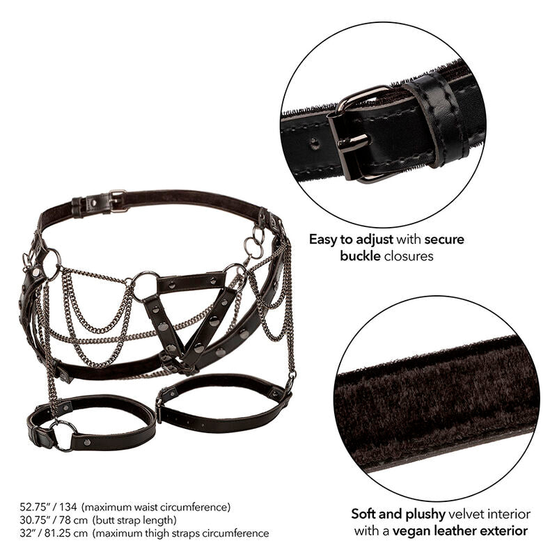 CALEXOTICS - EUPHORIA HARNAIS DE CUISSE MULTICHAÎNES PREMIUM GRANDE TAILLE CALEXOTICS