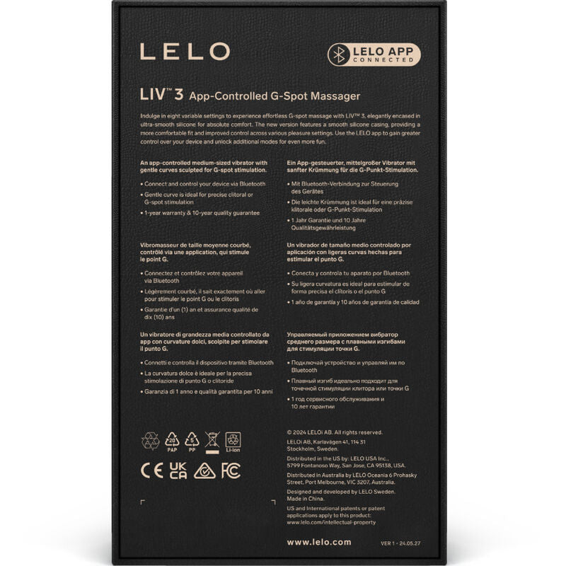LELO - LIV™ 3 STIMULATEUR POINT G VIOLET LELO
