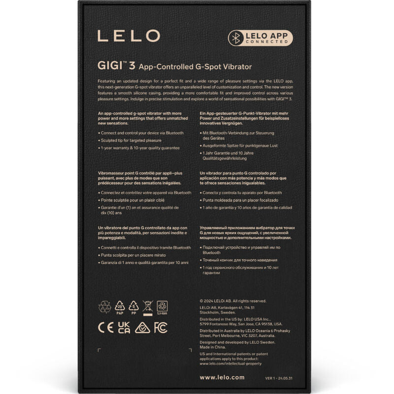 LELO - GIGI™ 3 VIBRATEUR POINT G VIOLET LELO