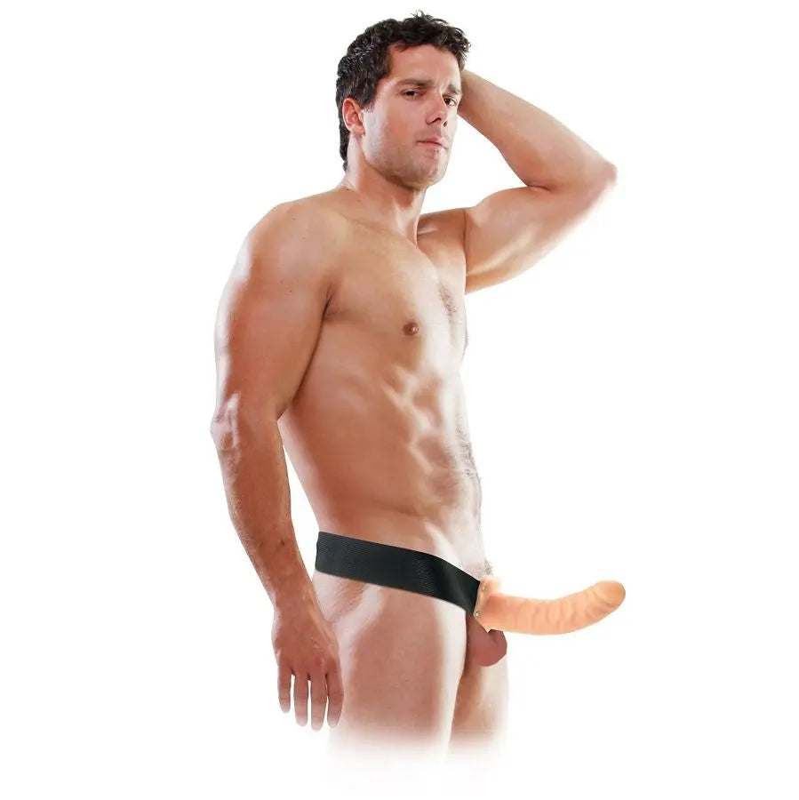 FETISH FANTASY SERIES - 19 CM CREUSE SANGLE-ON NATUREL FETISH FANTASY SERIES