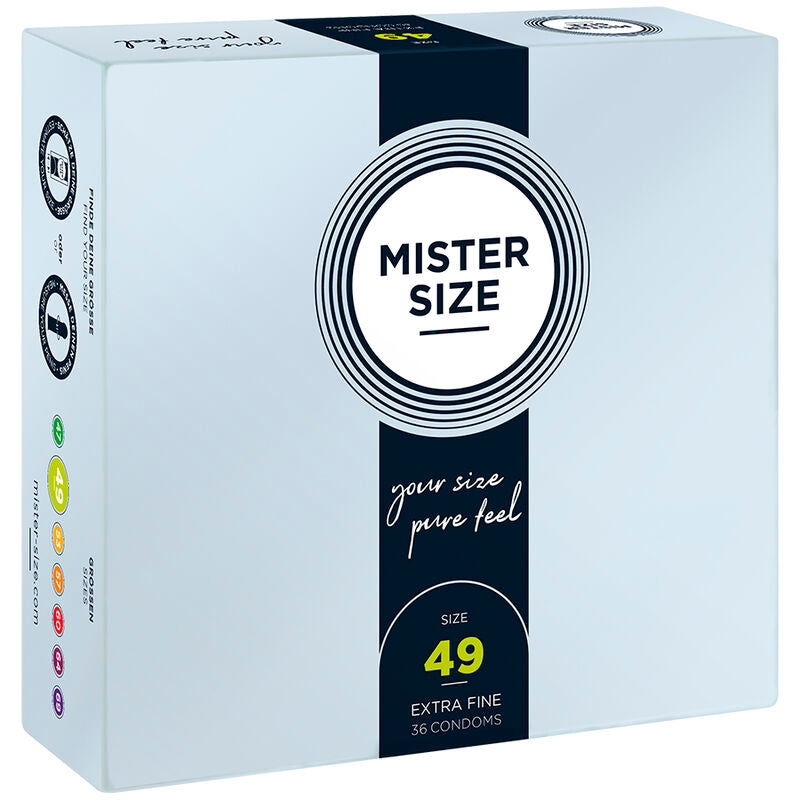 MISTER SIZE - PRÉSERVATIF TAILLE S 49 MM (36 UNITÉS) MISTER SIZE