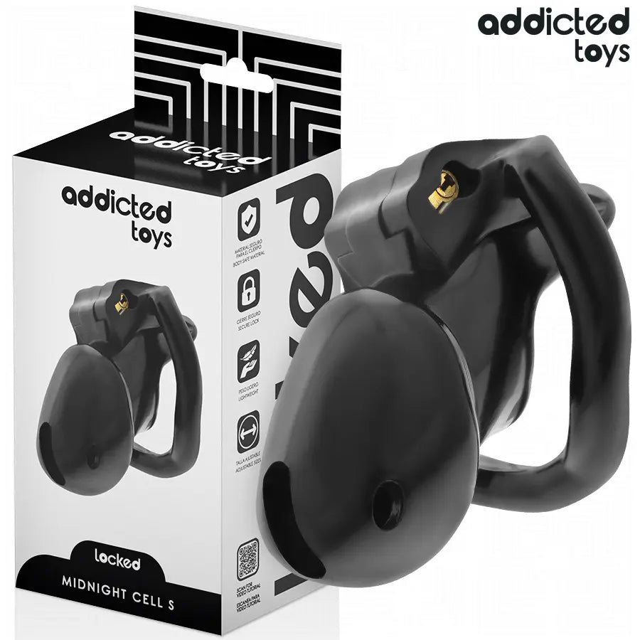 ADDICTED TOYS LOCKED - MINDNIGHT CELL CAGE À PÉNIS TAILLE S ADDICTED TOYS LOCKED