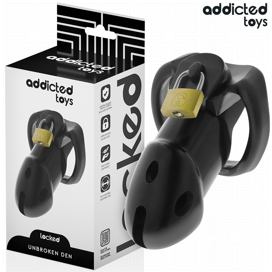 ADDICTED TOYS LOCKED - CAGE À PÉNIS UNBROKEN DEN 9,8 CM ADDICTED TOYS LOCKED