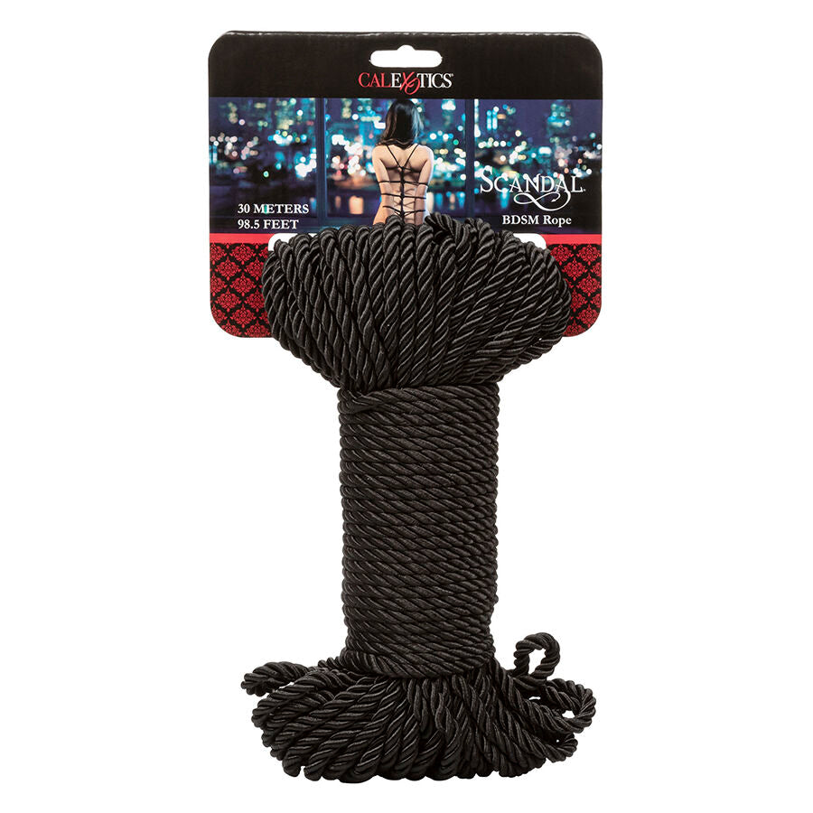 CALEXOTICS - SCANDAL CORDE BDSM NOIRE 30 M CALEXOTICS