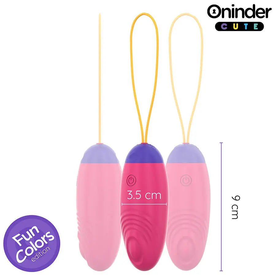 ONINDER CUTE - ŒUF EN SILICONE À VIBRATIONS ET TAPOTEMENTS - APPLICATION MONDIALE GRATUITE ONINDER CUTE
