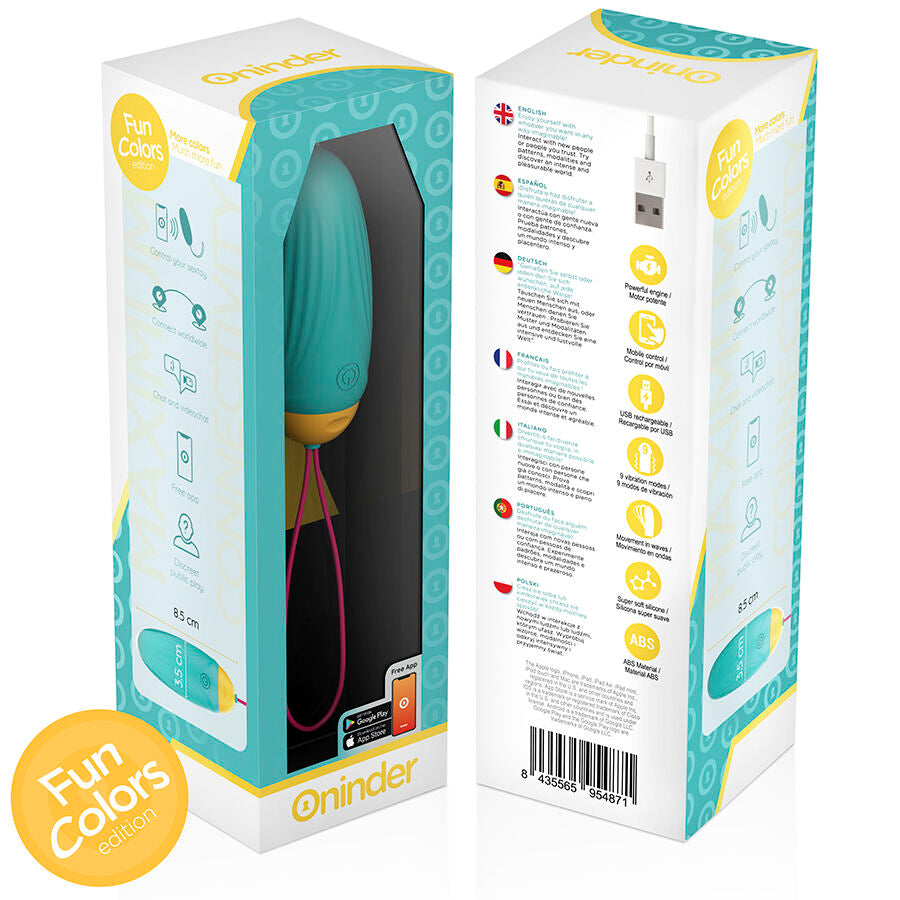 ONINDER CUTE - ŒUF VIBRANT LOVE PLEASURE - PIERRES EN SILICONE ROTATIVES - APPLICATION MONDIALE GRATUITE ONINDER CUTE