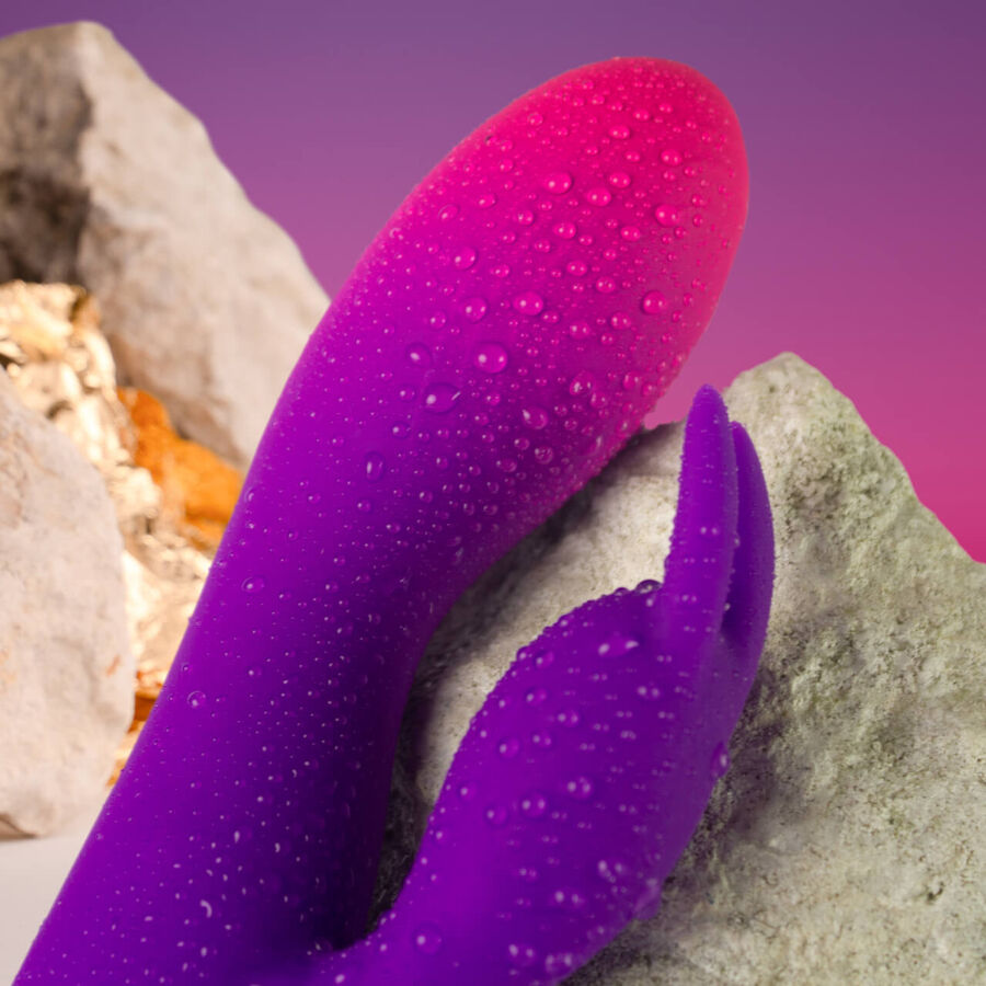 ROCKS-OFF - GLO-GIRL VIBRATEUR LAPIN VIOLET ROCKS-OFF