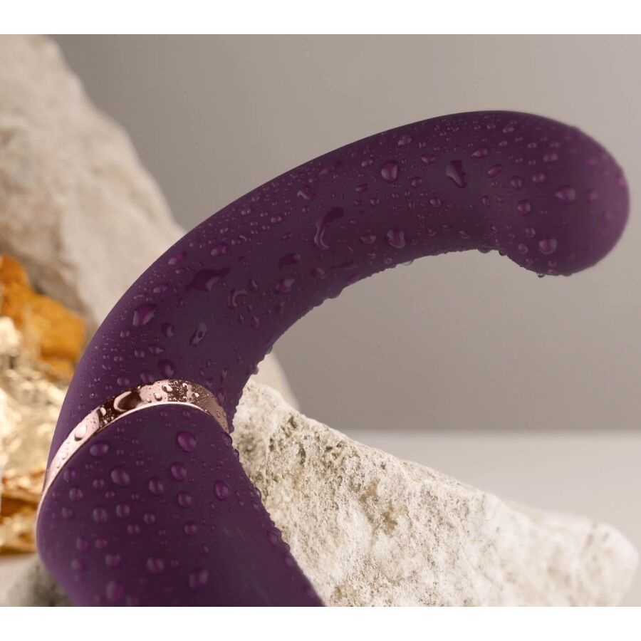 ROCKS-OFF - GEMINI DOUBLE VIBRATEUR STIMULATEUR DE CLITORIS POINT G VIOLET ROCKS-OFF