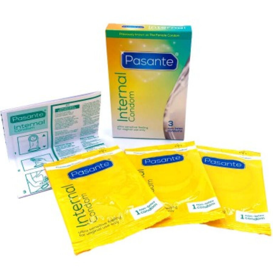 PASANTE - INTERNE PRÉSERVATIF SANS LATEX 3 UNITÉS PASANTE