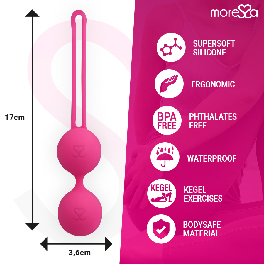 MORESSA - OSIAN TROIS SILICONE PREMIUM ROSE MORESSA