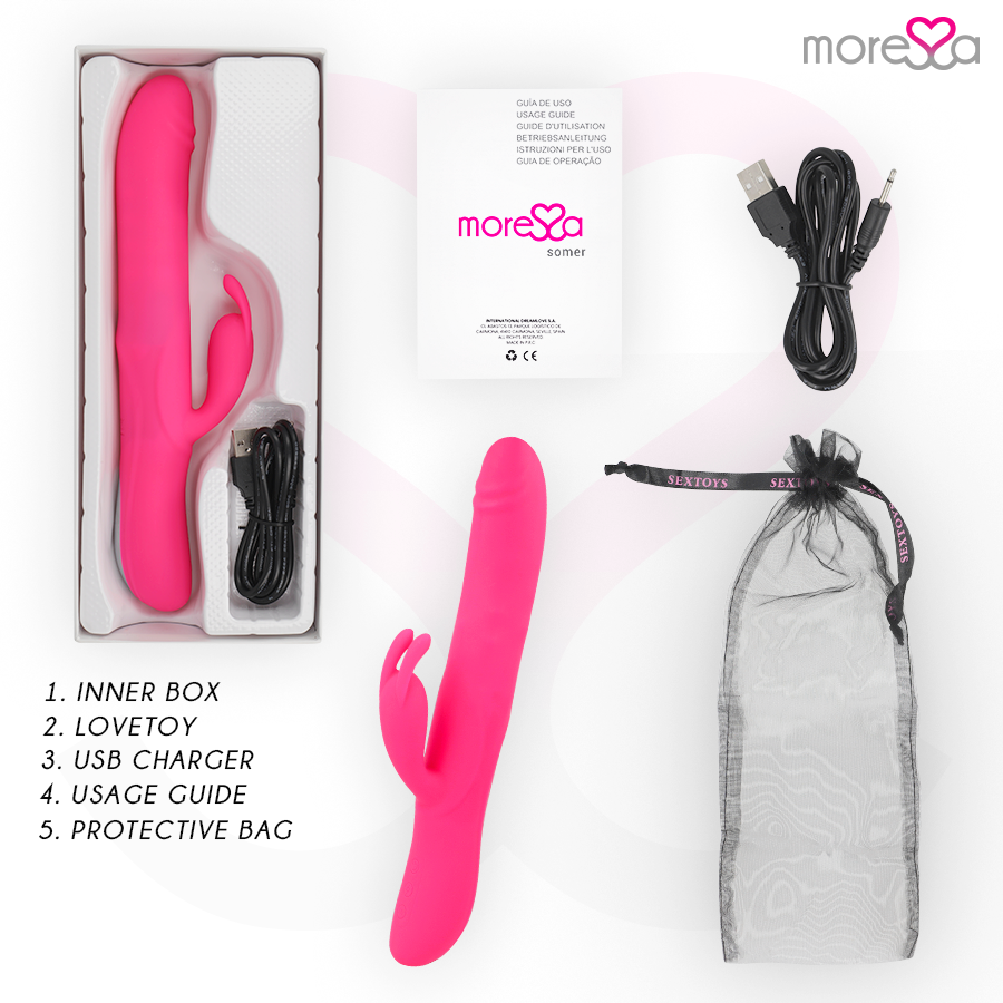 MORESSA - VIBRATEUR SOMER PREMIUM ROTATIONS MULTIPLES MORESSA