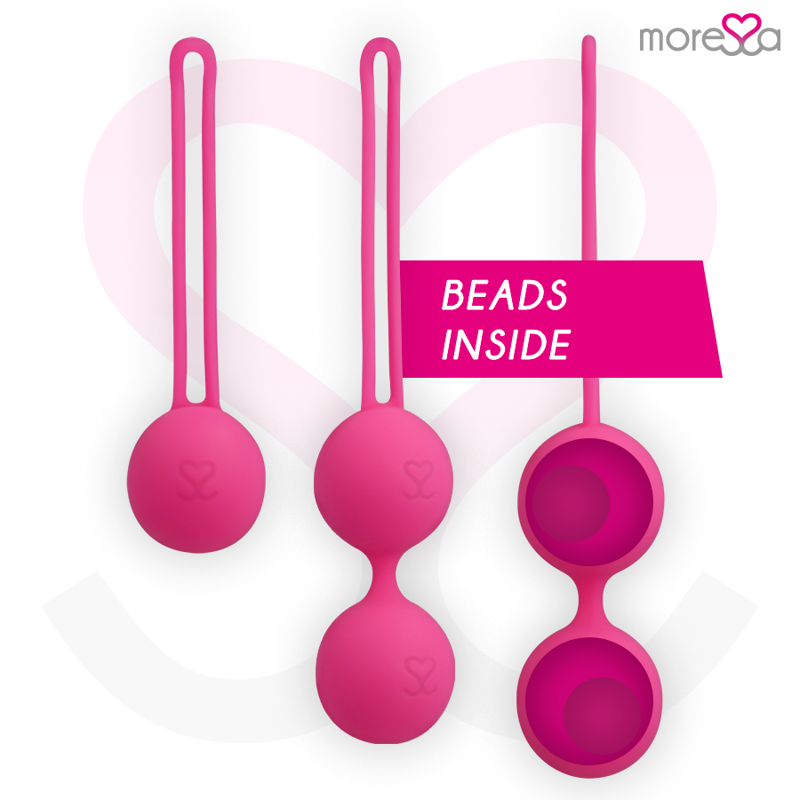 MORESSA - OSIAN SET PREMIUM SILICONE ROSE (Osian One - 51 g | Osian Two - 101 g | Osian Three 85 g) MORESSA