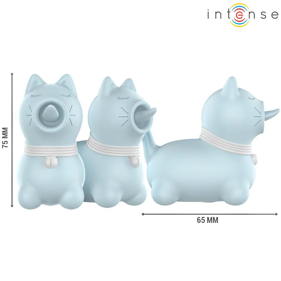 INTENSE - STIMULATEUR DUCHESSE AVEC LANGUE ROTATIVE 360º BLEU INTENSE FUN TOYS