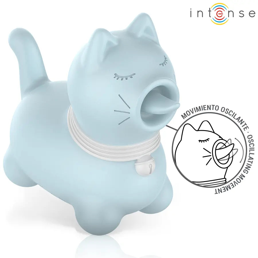 INTENSE - STIMULATEUR DUCHESSE AVEC LANGUE ROTATIVE 360º BLEU INTENSE FUN TOYS