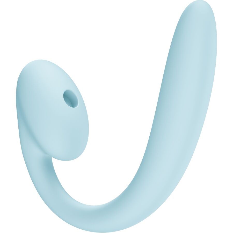 FUN FACTORY - VIBRATEUR À DOUBLE IMPULSION D'AIR CRESCENDO INSERABLE BLEU GLACÉ FUN FACTORY