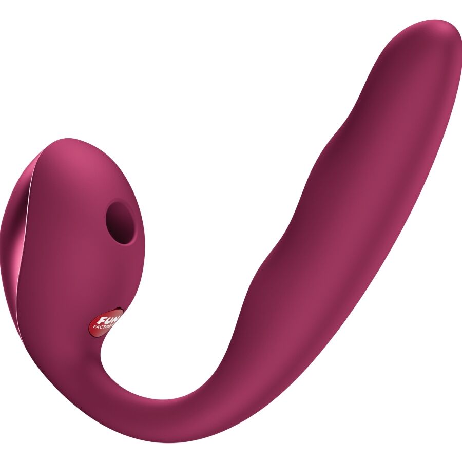 FUN FACTORY - ALLEGRO VIBRATEUR À DOUBLE IMPULSION D'AIR INSERABLE ROUGE VIN FUN FACTORY