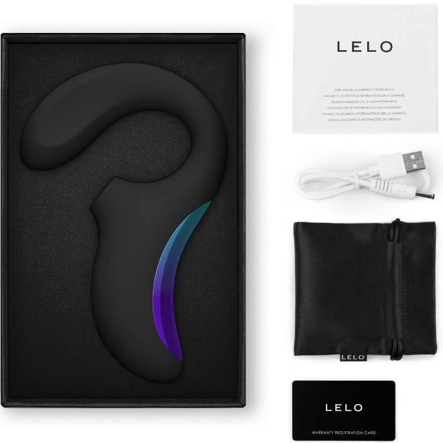 LELO - ENIGMA WAVE VIBRATION TRIPLE MASSAGER NOIR LELO