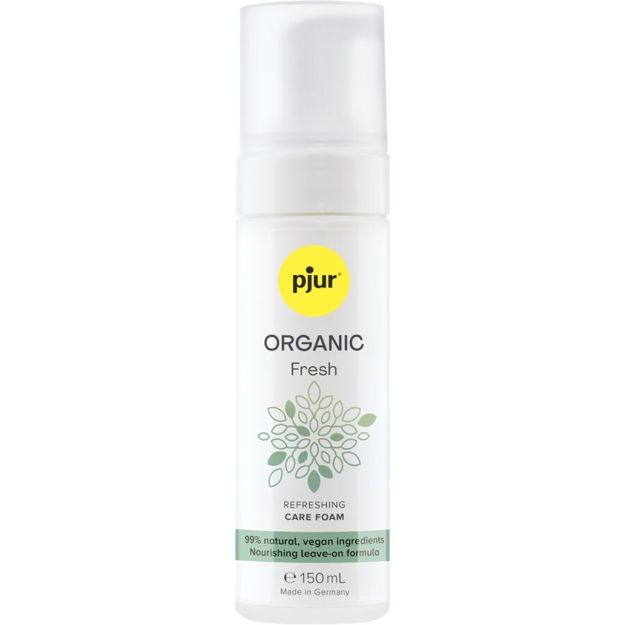 PJUR - MOUSSE RAFRAÎCHISSANTE BIOLOGIQUE VEGAN SANS RINÇAGE 150 ML PJUR