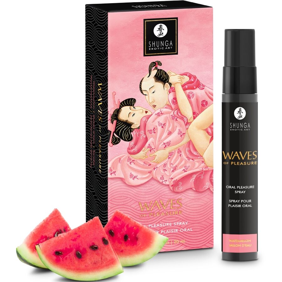 SHUNGA - WAVES PLEASURE SPRAY ORAL SEDUCTIVE PASTÈQUE 20 ML SHUNGA APHRODISIACS