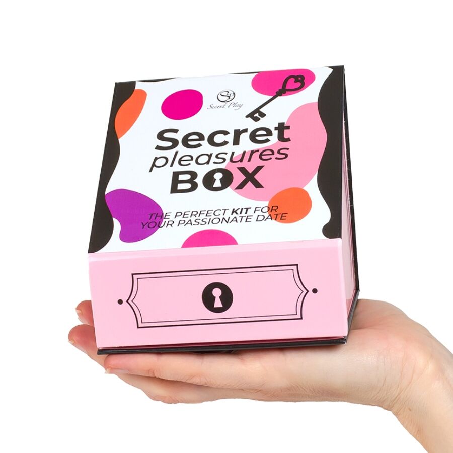 SECRET PLAY - COFFRET DE PLAISIRS POUR COUPLES : DÉS + BALLE VIBRANTE + STYLO À PLUME SECRETPLAY 100% GAMES