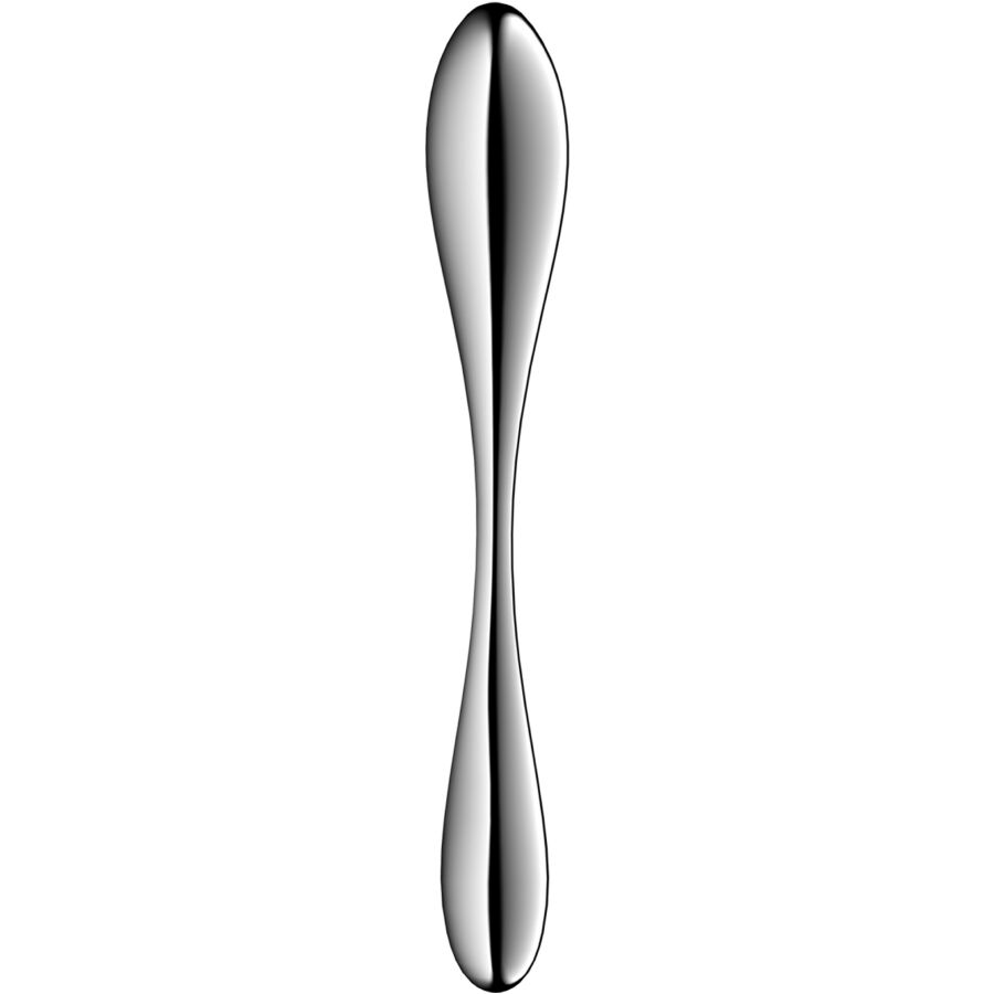 SATISFYER - STAR FORCE 3 GODEMICHET DOUBLE EN ACIER INOXYDABLE SATISFYER DILDO
