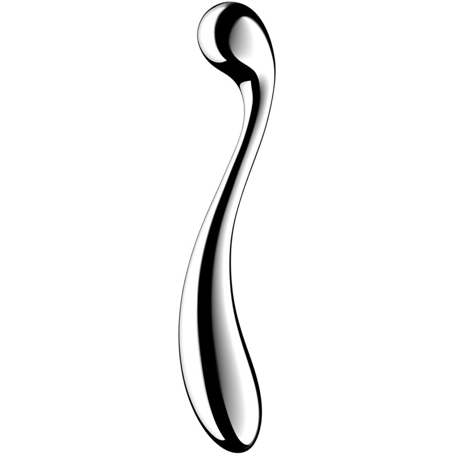 SATISFYER - STAR FORCE 4 GODEMICHET DOUBLE EN ACIER INOXYDABLE SATISFYER DILDO