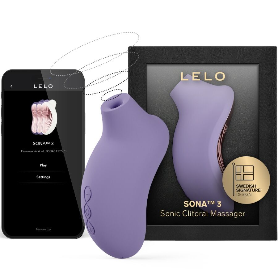 LELO - SONA 3 MASSEUR CLITORAL SONIQUE VIOLET DUSK LELO