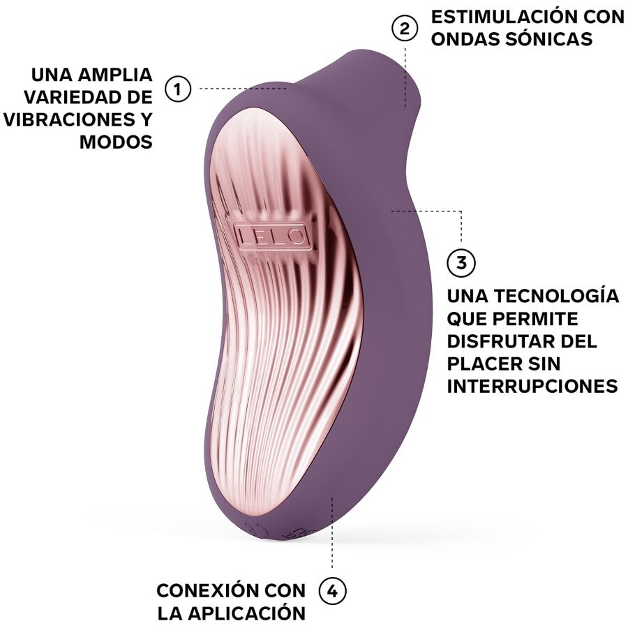LELO - MASSEUR CLITORAL SONIQUE SONA 3 CRUISE PRUNE LELO