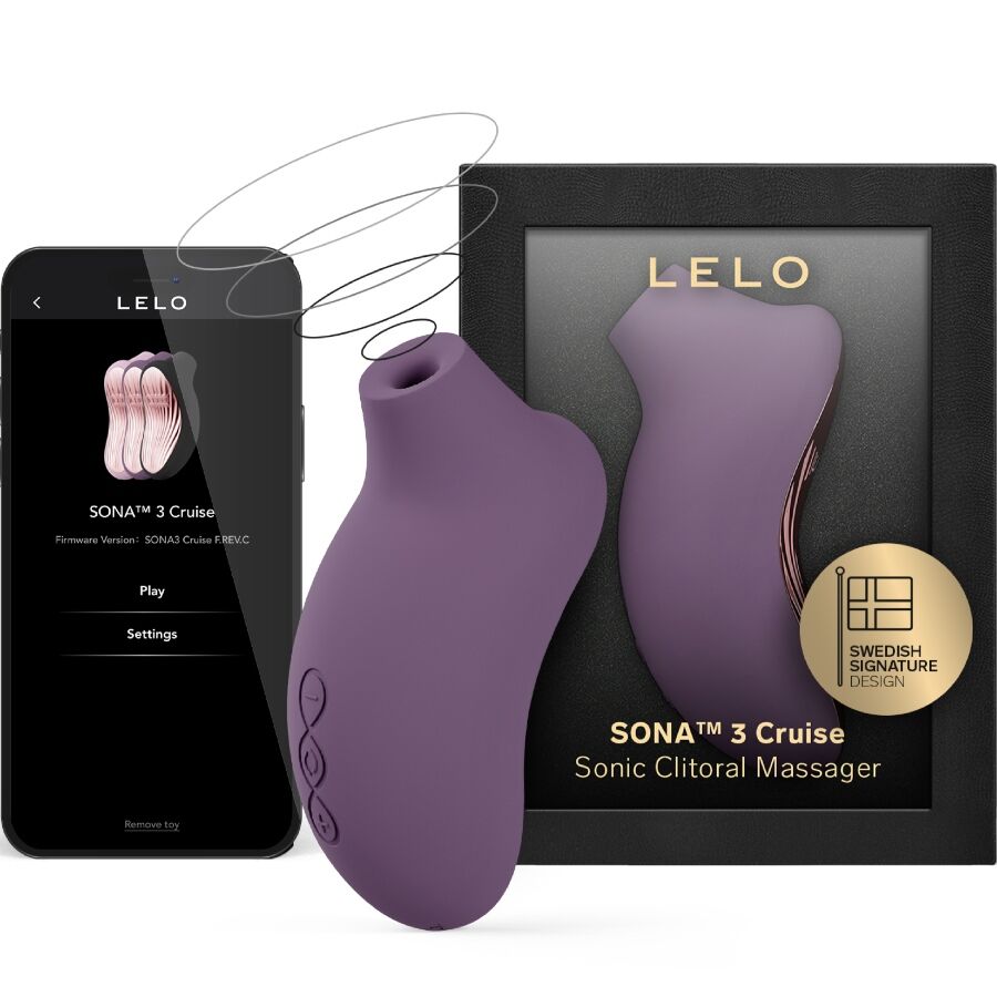 LELO - MASSEUR CLITORAL SONIQUE SONA 3 CRUISE PRUNE LELO