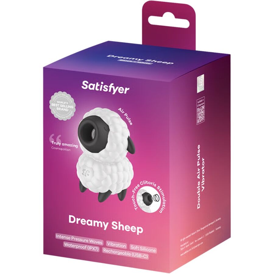 SATISFYER - VIBRATEUR MOUTON DE RÊVE ET STIMULATEUR À IMPULSIONS D'AIR SATISFYER AIR PULSE