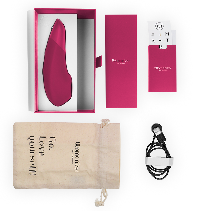 WOMANIZER - STIMULATEUR CLITORIAL AMÉLIORANT ROSE VIBRANT WOMANIZER