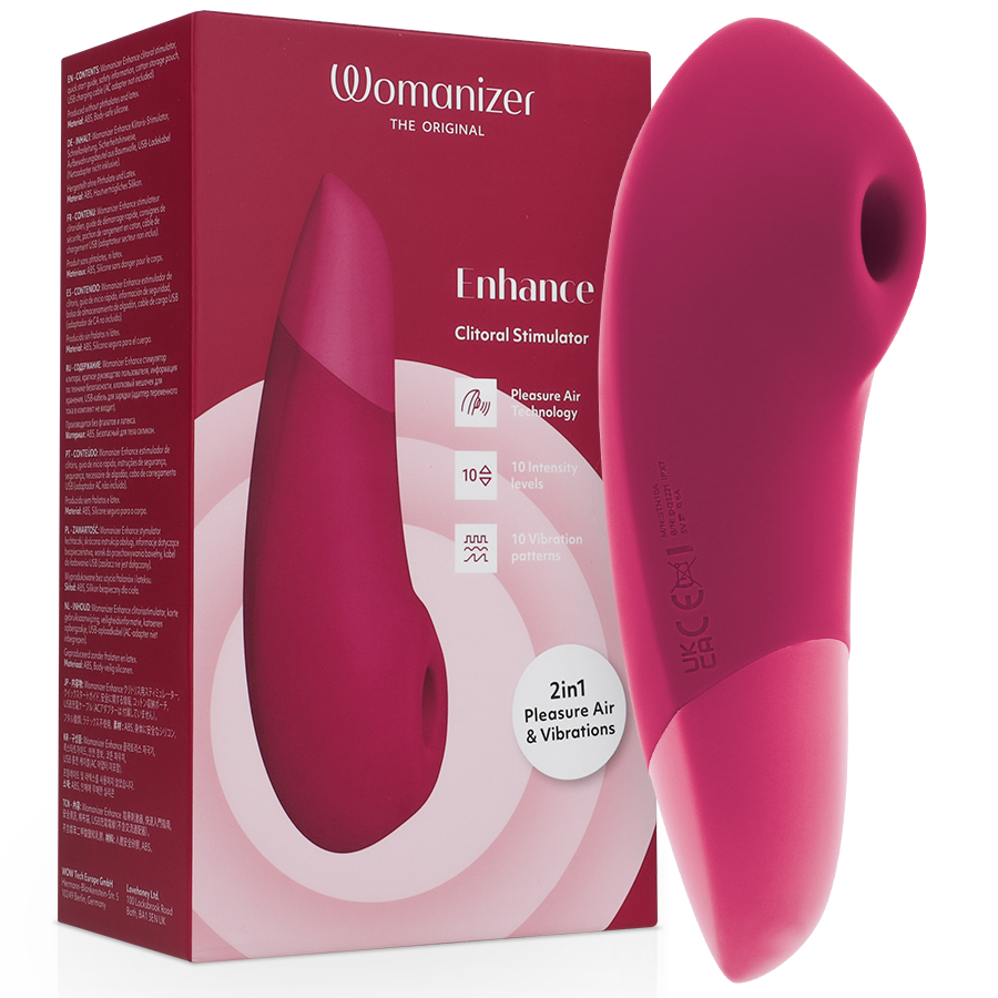 WOMANIZER - STIMULATEUR CLITORIAL AMÉLIORANT ROSE VIBRANT WOMANIZER